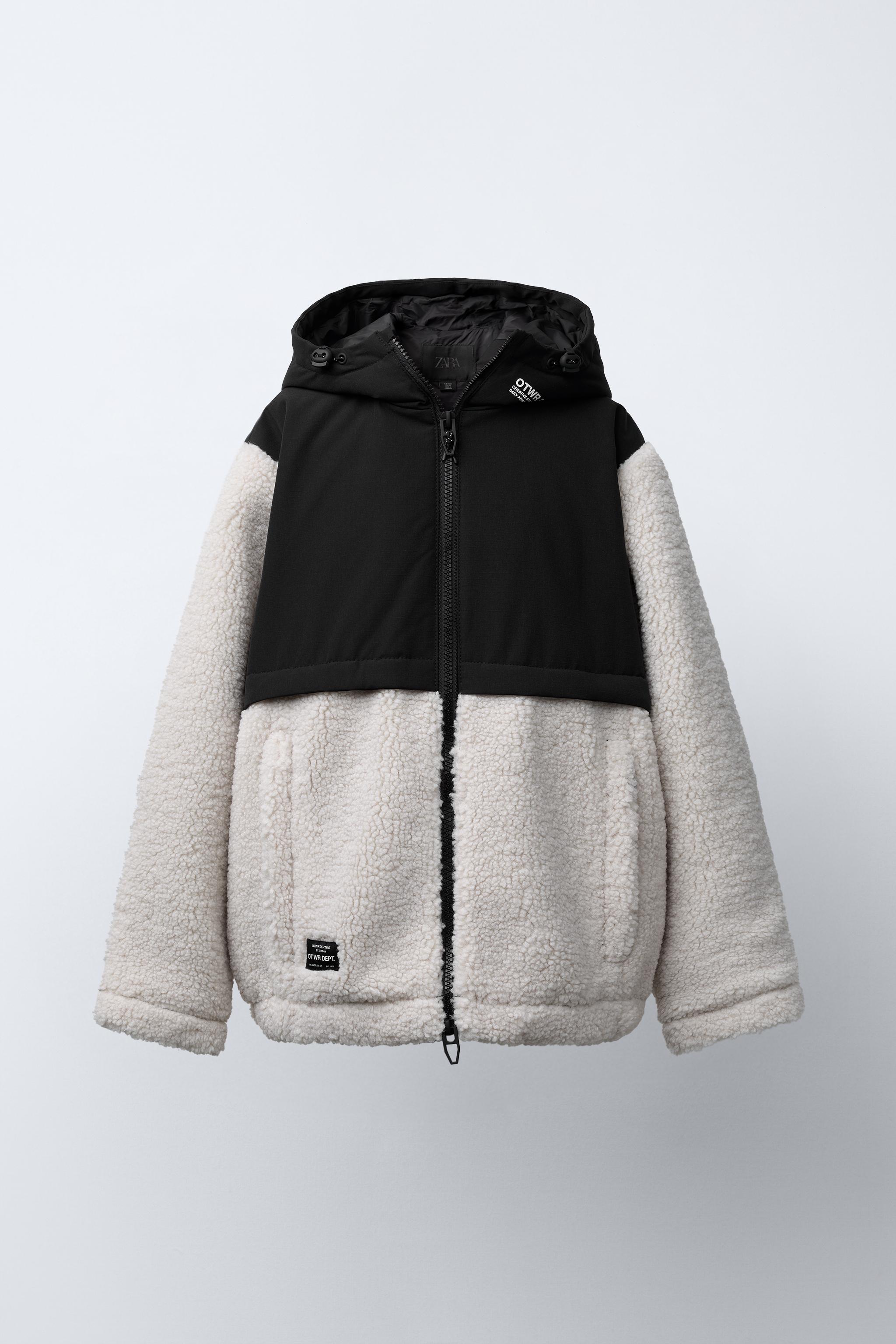 FLEECE AND NYLON JACKET